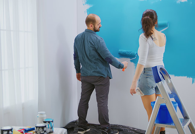 Pintar una habitación de manera profesional