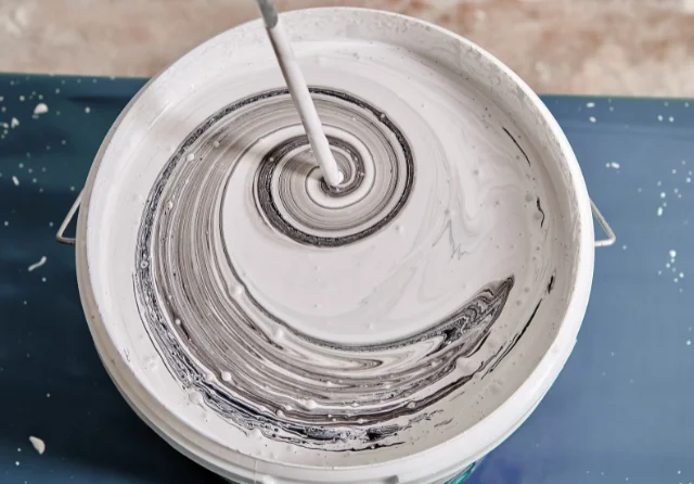 Pintura efecto mármol